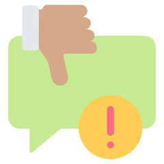 Discrimination Flat Icon