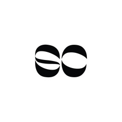 SC monogram logo design letter text name symbol monochrome logotype alphabet character simple logo