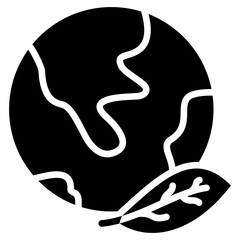 Environmental Glyph Icon