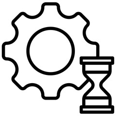 Duration Outline Icon