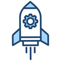 Start Up Blue Icon