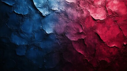 Naklejka premium A vibrant gradient of blue and red colors creates an artistic abstract background, ideal for modern design or artistic projects.