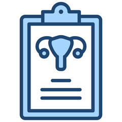 Gynecology Blue Icon