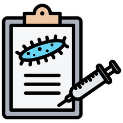 Virology Outline Color Icon