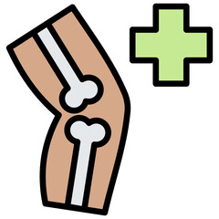 Orthopedic Outline Color Icon
