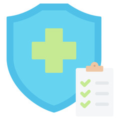 Obraz premium Health Care Management Flat Icon