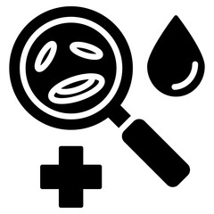 Hematology Glyph Icon