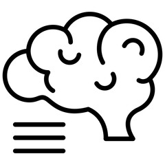 Neuroscience Outline Icon