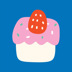 Cupcake with children style