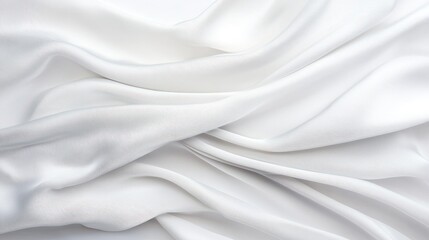 Obraz premium White Draped Fabric Texture