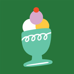 Ice cream party with children style