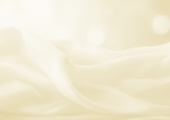 Obraz premium ベージュの布の綺麗な背景