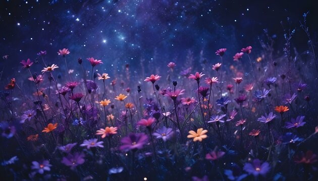 Fondo floral art&iacute;stico con un arreglo abstracto de impresionismo vivo