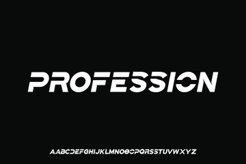 Display alphabet font vector design suitable for headline, poster, logo, magazine and many more