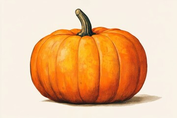 Obraz premium pumpkin vintage retro notanical illustration --ar 3:2 --style raw --v 6.1 Job ID: e649bcf0-ba05-4f8e-923d-e3f5be5e52bf