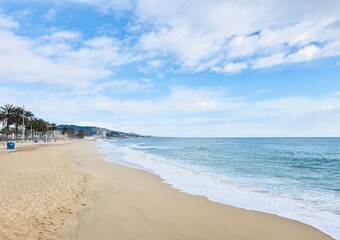 Views of the Mediterranean Sea Coast.
