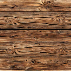 Naklejka premium Seamless Aged Oak Wood Texture with Realistic Grain Details