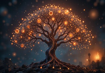 Abstract AI Evolution