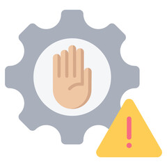 Intrusion Prevention System Flat Icon