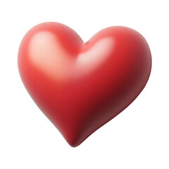 3D Heart Rotation Animation. Isolated Heart Shape for Games and Valentine’s Day