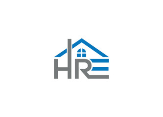 HRE logo design modern vector icon template