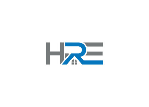 HRE logo design modern vector icon template