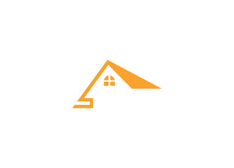 Letter S real estate logo design with vector icon template