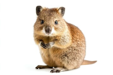 a quokkas isolated on white background