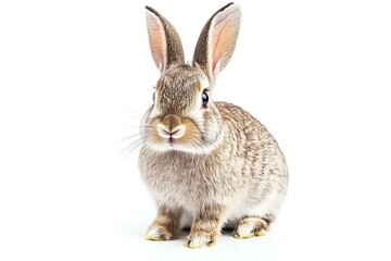 Obraz premium a rabbit isolated on white background