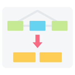 Obraz premium Exon Skipping Flat Icon