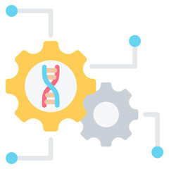 Gene Function Flat Icon
