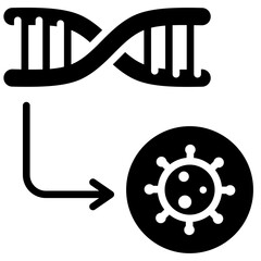 Transfection Glyph Icon