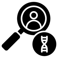 Genetic Silencing Glyph Icon