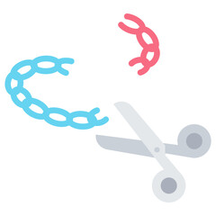 Recombinant Dna Flat Icon