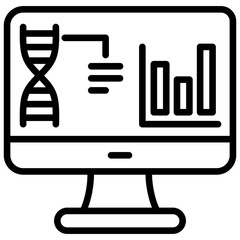 Bioinformatic Outline Icon