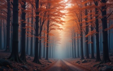 A close-up of a larch tree with golden leaves against a blue sky background