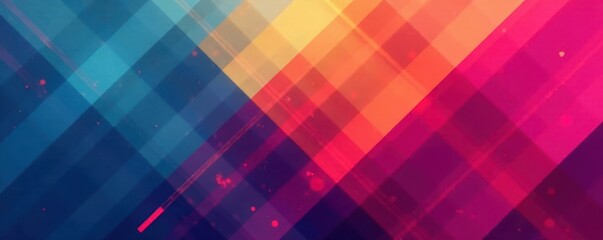 Abstract geometric banner with sharp, intersecting triangles forming a dynamic composition , design, pink