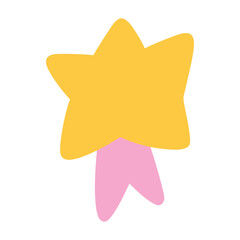 Star badge with children style