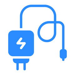 phone charger gradient icon
