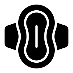 Obraz premium sanitary pad glyph icon