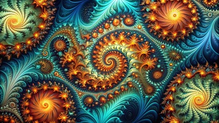 Minimalist Dynamic Fractal Wallpaper Texture: Abstract Geometric Art Background