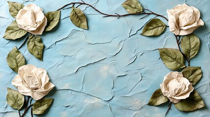 A clean pale blue background with a subtle shimmer effect.