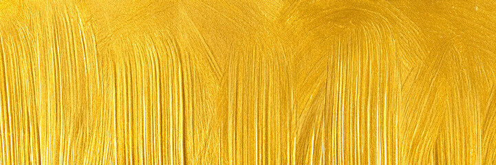 Shiny gold brush stroke texture ideal for luxury banners, festive headers, elegant invitations, and premium design projects