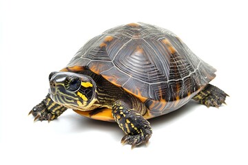 Obraz premium a turtle isolated on white background 