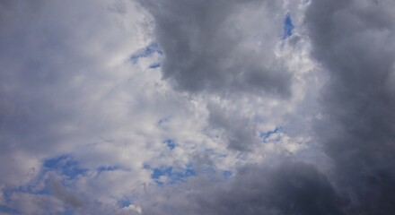 black sky and clouds, overcast means it will rain, suitable for background