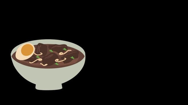 Rawon is a traditional Indonesian beef soup with a rich, black broth made from keluak nuts