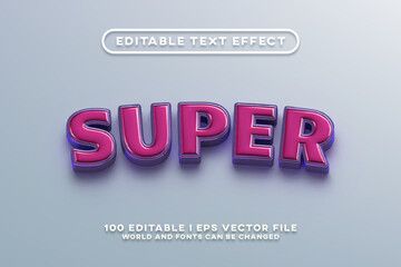Super Editable Text Effect Design