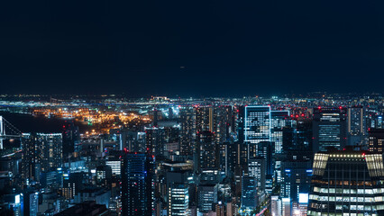 Obraz premium Tokyo cityscape at magic hour.