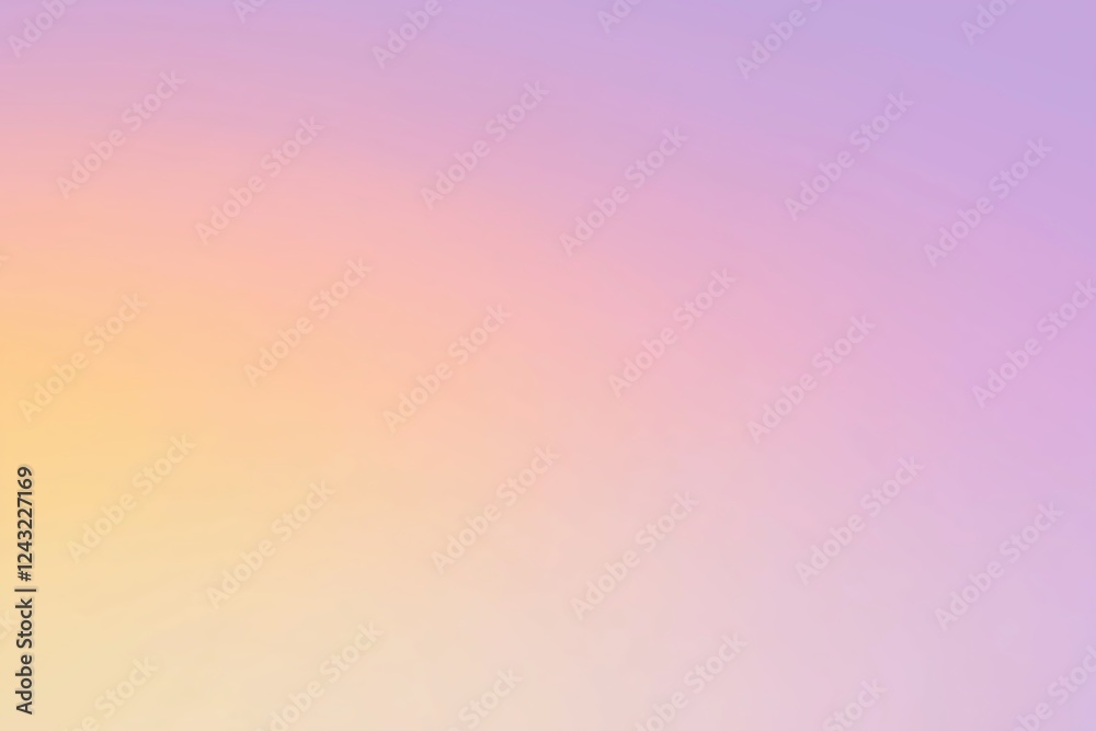Poster a soft pastel gradient fading from peach to lavender