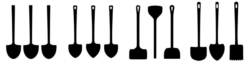 Collection of various gardening tools displayed in a simple arrangement for easy identification